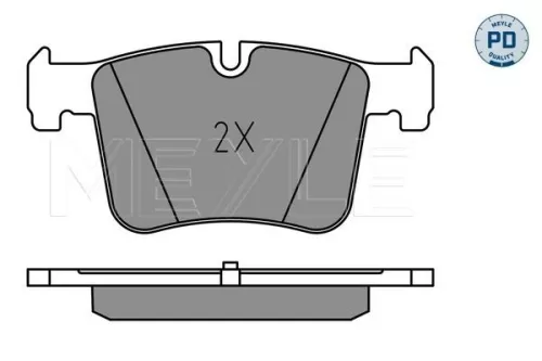 MEYLE Brake Pad Set, disc brake (0252519919/PD)