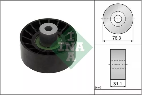 Schaeffler INA Deflection/Guide Pulley, V-ribbed belt (532077610)