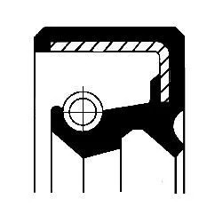 CORTECO Shaft Seal, wheel hub (19016510B)
