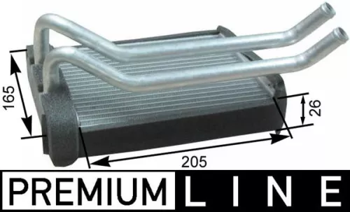 MAHLE Heat Exchanger, interior heating (AH174000P)