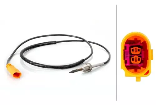 HELLA Sensor, exhaust gas temperature (6PT014494-801)