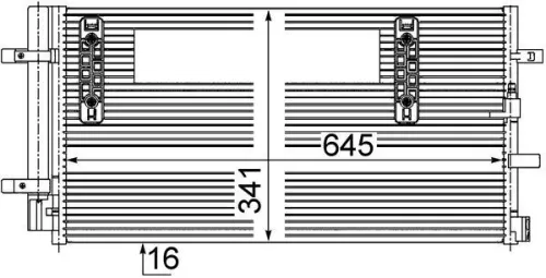 MAHLE Condenser, air conditioning (AC457000S)