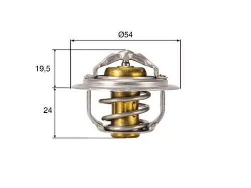 Thermostat, coolant
