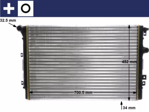 MAHLE Radiator, engine cooling (CR2032000S)