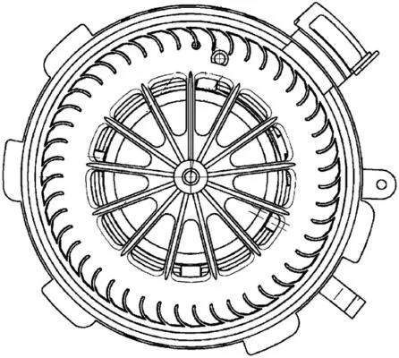 MAHLE Interior Blower (AB89000P)