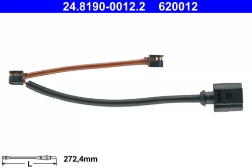 ATE Warning Contact, brake pad wear (24.8190-0012.2)