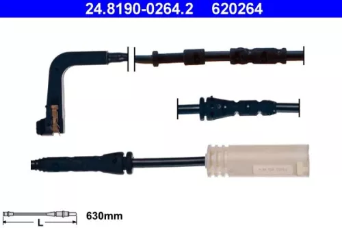 ATE Warning Contact, brake pad wear (24.8190-0264.2)