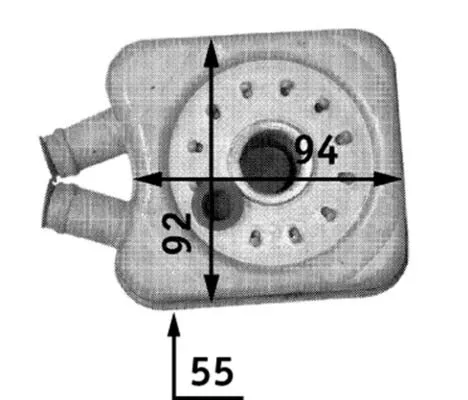 Oil Cooler, engine oil