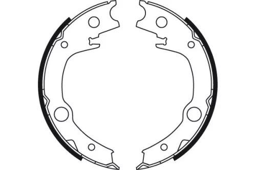 TRW Brake Shoe Set, parking brake (GS8723)