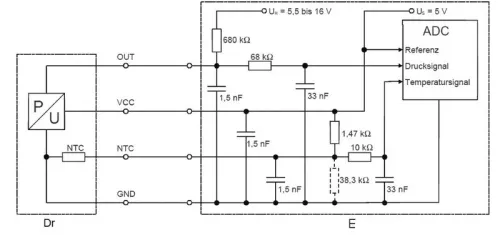 BOSCH Sensor, boost pressure (0281006051)