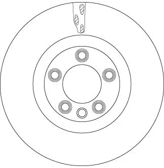 TRW Brake Disc (DF6772S)