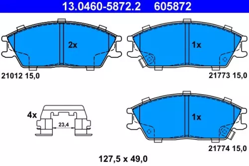 Brake Pad Set, disc brake
