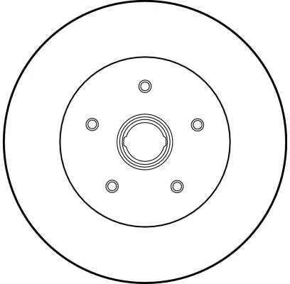 TRW Brake Disc (DF1524S)