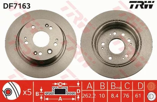 TRW Brake Disc (DF7163)
