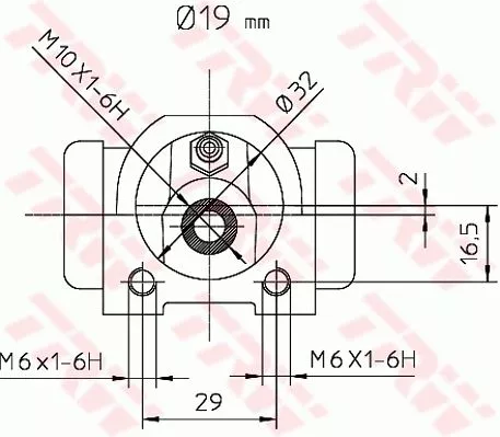 TRW Wheel Brake Cylinder (BWD302)