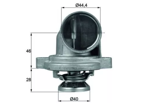 MAHLE Thermostat, coolant (TI2380)
