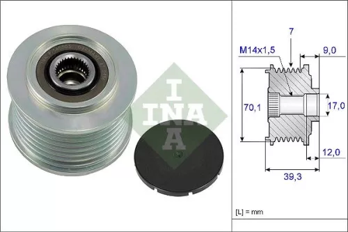 Schaeffler INA Tensioner, timing chain (551003510)