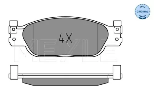 MEYLE Brake Pad Set, disc brake (0252390818)