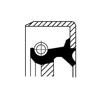 CORTECO Shaft Seal, differential (19027911B)