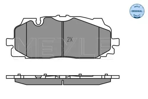 MEYLE Brake Pad Set, disc brake (0252586117)