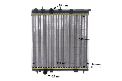 MAHLE Radiator, engine cooling (CR2036000S)