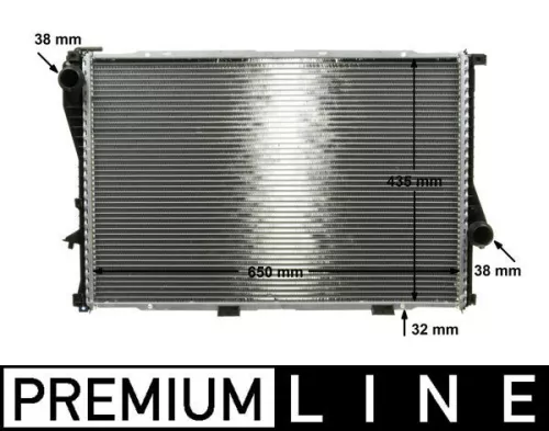 MAHLE Radiator, engine cooling (CR295000P)