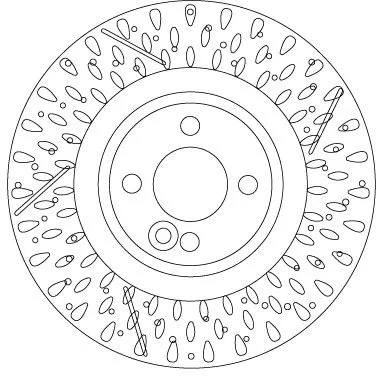 TRW Brake Disc (DF6930S)