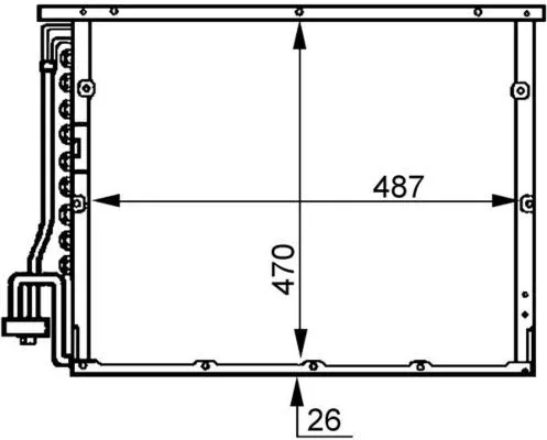 MAHLE Condenser, air conditioning (AC179000S)