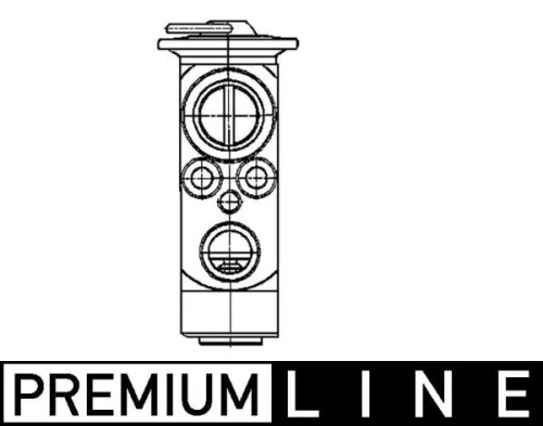 MAHLE Expansion Valve, air conditioning (AVE100000P)