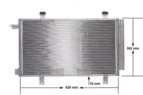 MAHLE Condenser, air conditioning (AC556000S)
