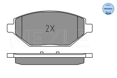 MEYLE Brake Pad Set, disc brake (0252252218)