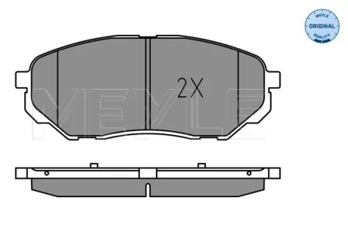 MEYLE Brake Pad Set, disc brake (0252238017)