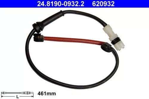 ATE Warning Contact, brake pad wear (24.8190-0932.2)