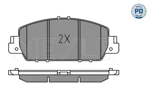 MEYLE Brake Pad Set, disc brake (0252579216/PD)