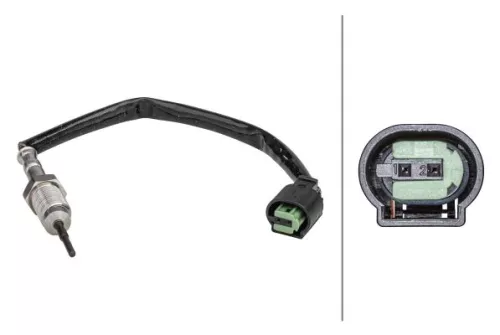 Sensor, exhaust gas temperature