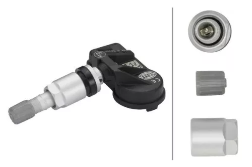 HELLA Wheel Sensor, tyre-pressure monitoring system (6PP358139-211)