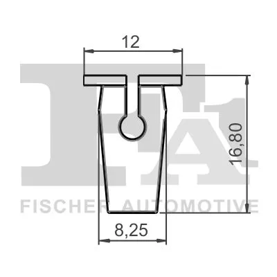 FA1 Clip, trim/protection strip (11-60022.10)