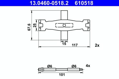 Accessory Kit, disc brake pad