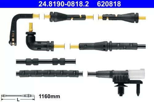 ATE Warning Contact, brake pad wear (24.8190-0818.2)