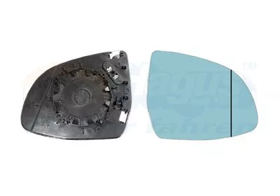 VAN WEZEL Mirror Glass, exterior mirror (0690838)