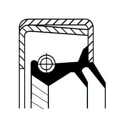 CORTECO Shaft Seal, differential (49110138)