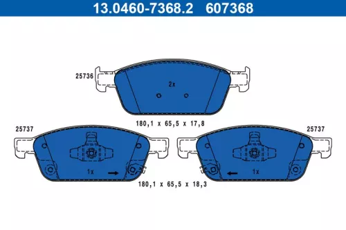 Brake Pad Set, disc brake