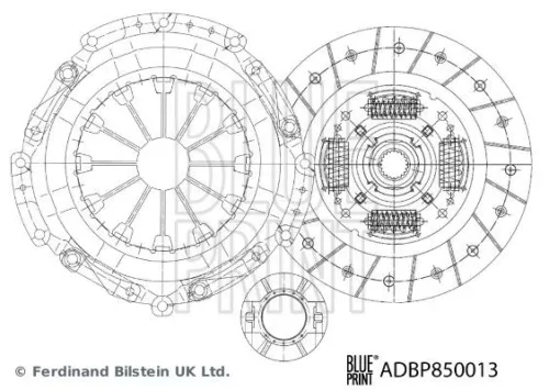 BLUE PRINT Clutch Kit (ADBP300240)