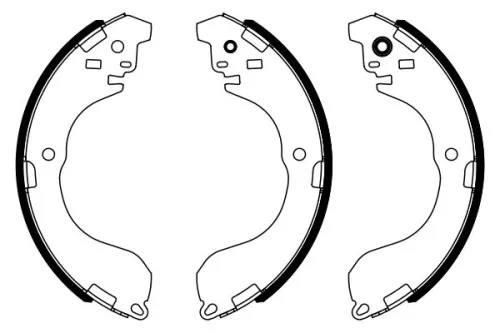 BOSCH Brake Shoe Set (0986487962)