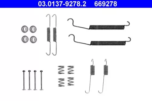 ATE Accessory Kit, brake shoes (03.0137-9278.2)