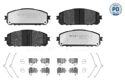 MEYLE Brake Pad Set, disc brake (0252207018/PD)