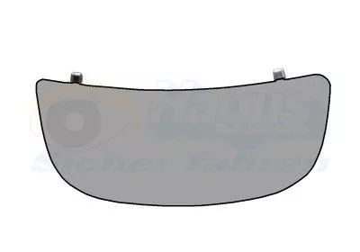 VAN WEZEL Mirror Glass, exterior mirror (4394834)
