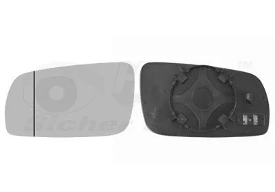 VAN WEZEL Mirror Glass, exterior mirror (7625837)