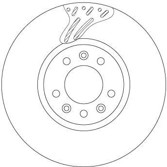 TRW Brake Disc (DF6977S)