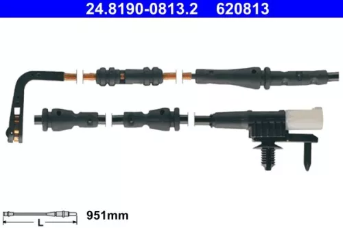 ATE Warning Contact, brake pad wear (24.8190-0813.2)